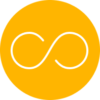 Gold Icon of
an Infinity Symbol