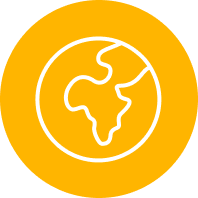Gold Icon of
Globe